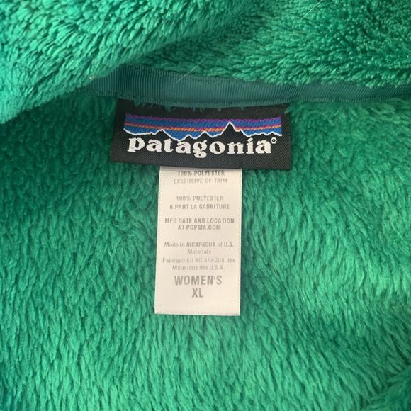 Patagonia Re-Tool Half-Snap Pullover RETIRED KELLY GREEN COLOR - Picture 3 of 5